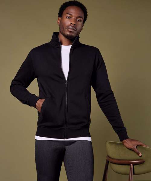 Regular fit zipped sweatshirt